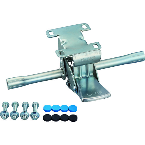 トラスコ中山 TRUSCO MKP樹脂製運搬車エアーキャスター付用ブレーキ 100番用(ご注文単位1台)【直送品】