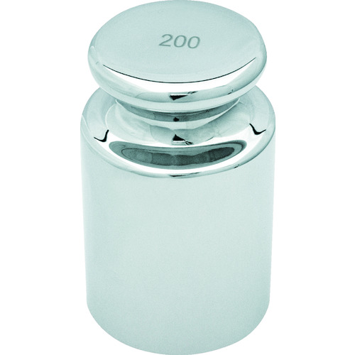 トラスコ中山 TRUSCO OIml 円筒分銅 F1級 200g(ご注文単位1個)【直送品】