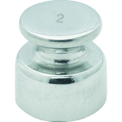 トラスコ中山 TRUSCO OIml 円筒分銅 F1級 2g(ご注文単位1個)【直送品】