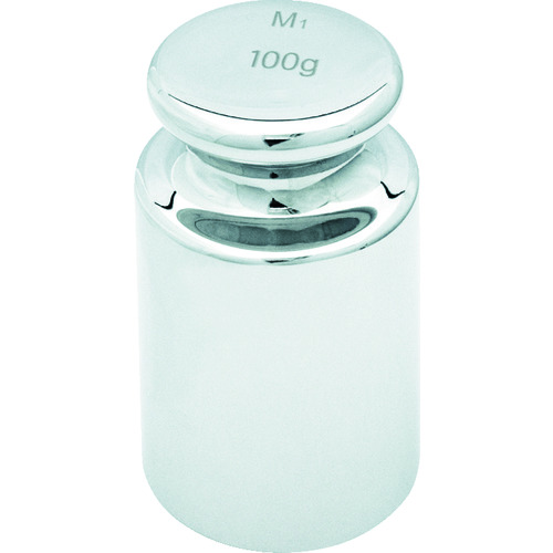トラスコ中山 TRUSCO OIml型 円筒分銅M1級 100g(ご注文単位1個)【直送品】