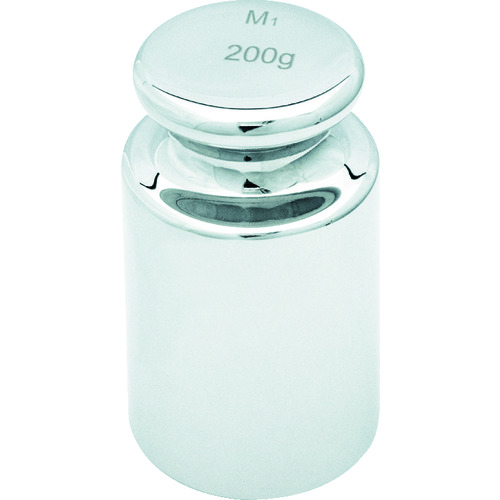 トラスコ中山 TRUSCO OIml型 円筒分銅M1級 200g(ご注文単位1個)【直送品】