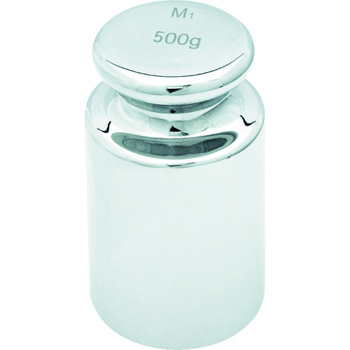 トラスコ中山 TRUSCO OIml型 円筒分銅M1級 500g(ご注文単位1個)【直送品】