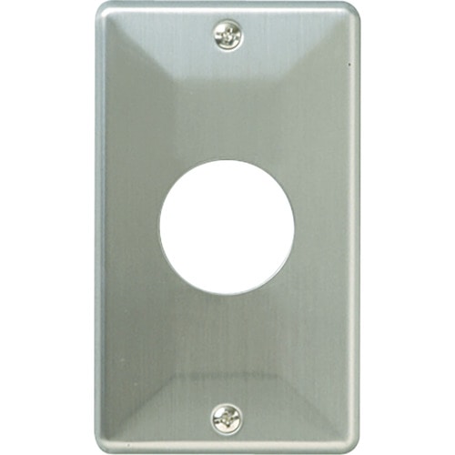 トラスコ中山 明工 ml新金属コンセント用プレート　780-6566（ご注文単位1枚）【直送品】