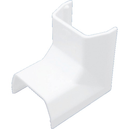 トラスコ中山 未来 2号モール付属品(入ズミ) カベ白（ご注文単位1個）【直送品】