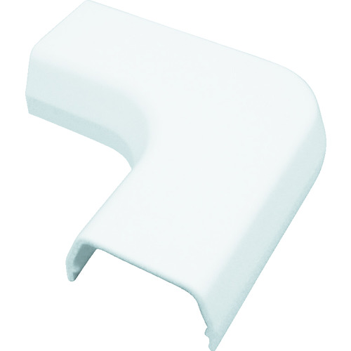 トラスコ中山 未来 1号モール付属品(曲ガリ) カベ白（ご注文単位1個）【直送品】