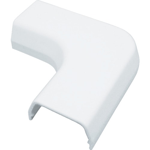 トラスコ中山 未来 2号モール付属品(曲ガリ) カベ白（ご注文単位1個）【直送品】