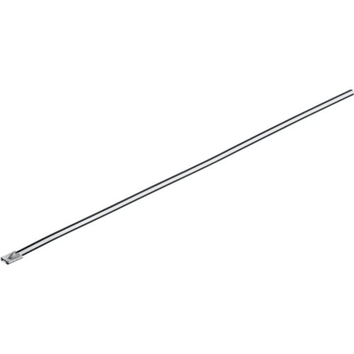 トラスコ中山 パンドウイット mlTタイプ ナイロン11コーティング ステンレススチールバンド SUS316 幅7.9mm 長さ521mm 50本入り mlTC6H-LP316（ご注文単位1袋）【直送品】