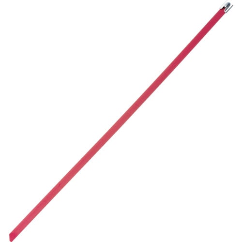 トラスコ中山 パンドウイット mlTタイプ フルコーティングステンレススチールバンド SUS316 赤 幅8.1mm 長さ363mm 50本入り mlTFC4H-LP316RD（ご注文単位1袋）【直送品】