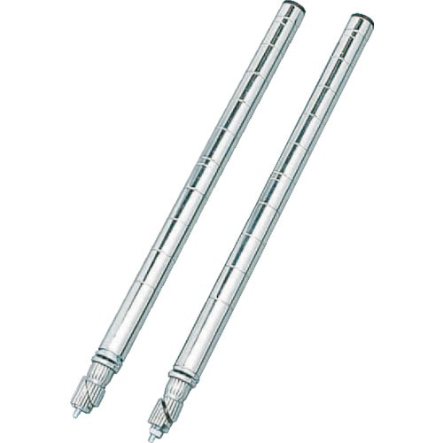 トラスコ中山 IRIS 546612 メタルラックミニ用延長ポール2本セット 径19×340(ご注文単位1セット)【直送品】