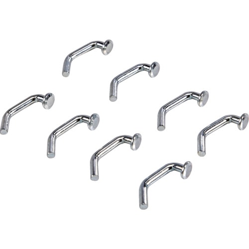 トラスコ中山 TRUSCO スチールラック 軽中量棚用ロックピン 8本入(ご注文単位1セット)【直送品】