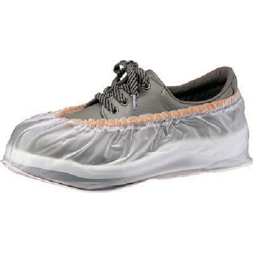 トラスコ中山 ミドリ安全 オーバーシューズ ホワイト L(ご注文単位1組)【直送品】