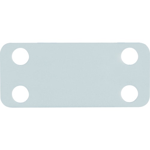 トラスコ中山 パンドウイット マーカープレート 白 (100枚入)　731-4337（ご注文単位1袋）【直送品】