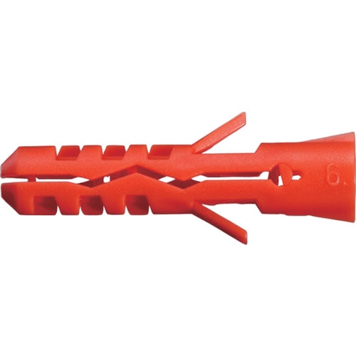 トラスコ中山 エビ モンゴナイロンプラグ(100本入)5X25 ハンディパック（ご注文単位1パック）【直送品】