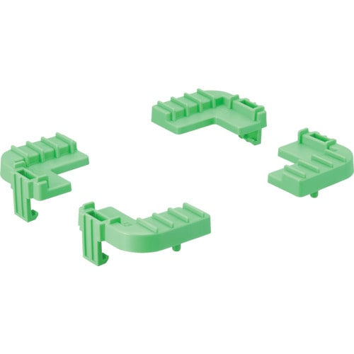 トラスコ中山 TRUSCO ルートバン MP-500・MP-600兼用 コーナーストッパー4個組 樹脂製平台車(ご注文単位1セット)【直送品】