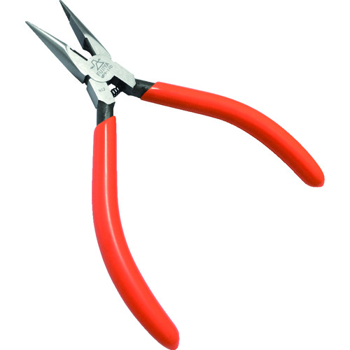 トラスコ中山 フジ矢 ミニテックミニショートノーズラジオペンチ(バネ付) 110mm(ご注文単位1個)【直送品】