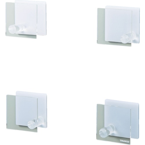 トラスコ中山 TRUSCO マグネットパンフレットホルダー4個組（ご注文単位1組）【直送品】