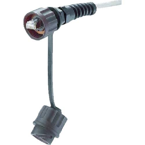 トラスコ中山 パンドウイット カテゴリ6 耐水防塵性シールド付きモジュラープラグ(ご注文単位1個)【直送品】