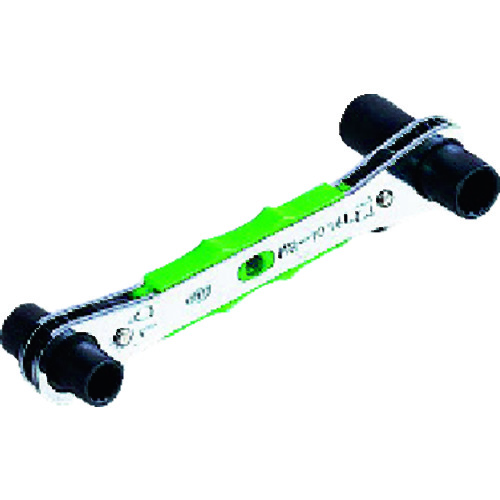 トラスコ中山 KTC 4サイズ板ラチェットレンチ(ロング)10×13・12×14mm(ご注文単位1個)【直送品】