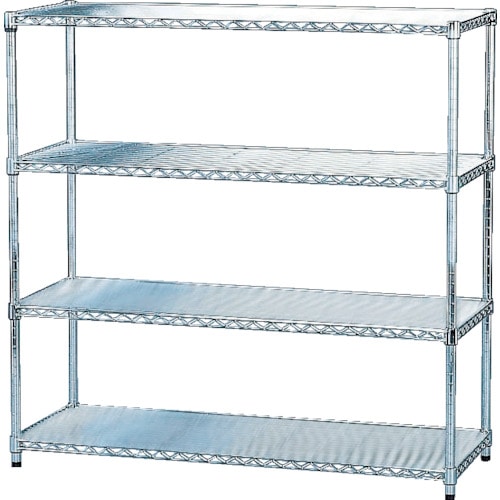 トラスコ中山 IRIS 539630 メタルラック(ポール径25) 1200×460×1200(ご注文単位1台)【直送品】