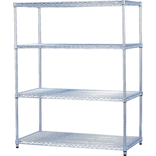 トラスコ中山 IRIS 539821 メタルラック(ポール径25) 1200×610×1510(ご注文単位1台)【直送品】