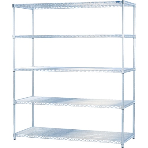 トラスコ中山 IRIS 539824 メタルラック(ポール径25) 1500×610×1790(ご注文単位1台)【直送品】