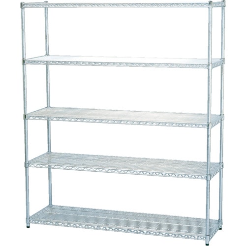 トラスコ中山 IRIS 539810 メタルラック(ポール径25) 1500×460×1785(ご注文単位1台)【直送品】