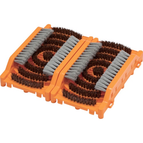 トラスコ中山 テラモト 靴底ハードブラッシュ(2個入り)(ご注文単位1箱)【直送品】