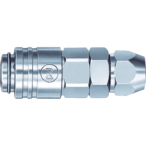 トラスコ中山 日東 スモールカプラソケット 相手側取付サイズポリアミドホースΦ4×Φ6(66321)（ご注文単位1個）【直送品】