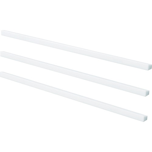 トラスコ中山 マグエックス マグネットスリムバー(白)(ご注文単位1パック)【直送品】