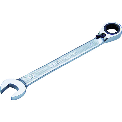 トラスコ中山 KTC ラチェットコンビネーションレンチ(締緩切替タイプ) 14mm(ご注文単位1個)【直送品】