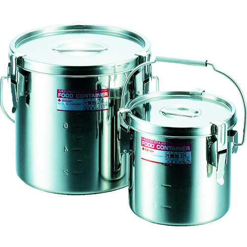 トラスコ中山 スギコ モリブデンステンレスタンク 蓋付 160×160 3.2L 吊付(ご注文単位1個)【直送品】