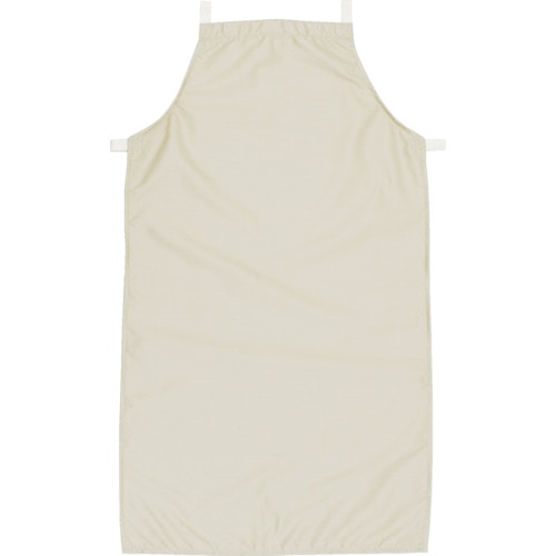 トラスコ中山 マックス マックディフェンス難燃胸前掛 ベージュ(ご注文単位1枚)【直送品】