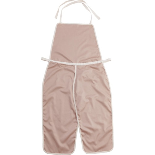 トラスコ中山 マックス マックディフェンス難燃胸前掛(チャップスタイプ) ベージュ(ご注文単位1枚)【直送品】