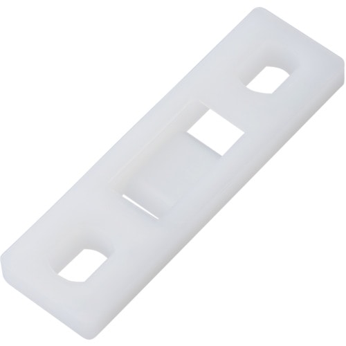 トラスコ中山 パンドウイット 固定具 マルチタイプレート(100個入)横53.1 固定M3ねじ（ご注文単位1袋）【直送品】