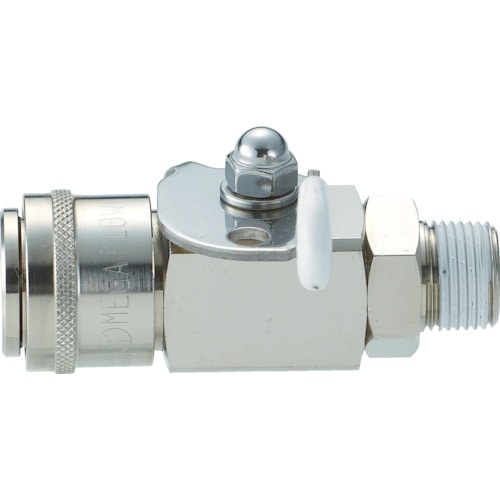 トラスコ中山 チヨダ 金属カップリング メガフロー残圧処理機能なし R3/8(ご注文単位1個)【直送品】