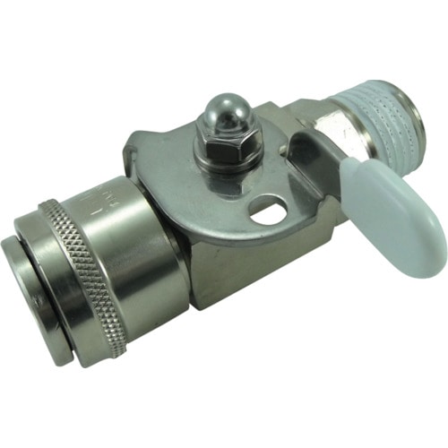 トラスコ中山 チヨダ 金属カップリング メガフロー残圧処理機能なし R1/2(ご注文単位1個)【直送品】