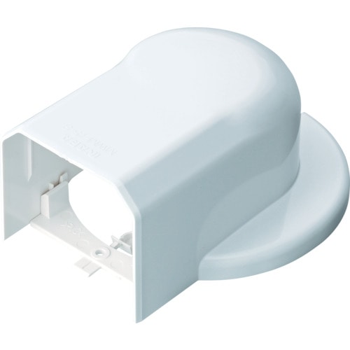 トラスコ中山 因幡電工 ウォールコーナーAC用 ホワイト 適合エアコンキャップツバ外径φ136以下(ご注文単位1個)【直送品】