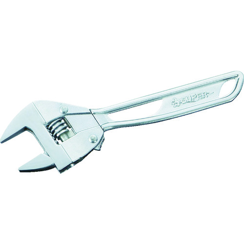 トラスコ中山 スーパー ラチェット式ワイドモンキレンチ 呼び:200 口開き:0~30mm 全長:200mm(ご注文単位1個)【直送品】