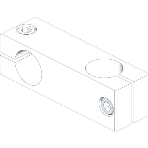 トラスコ中山 アインツ クロスコネクター・ロング・φ20φ20（ご注文単位1個）【直送品】