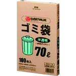 トラスコ中山 JTX 354408ゴミ袋HD 半透明70L 500枚N045J70P（ご注文単位1箱）【直送品】