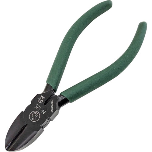 トラスコ中山 ベストツール マルビー カチオン電着塗装仕様 強力ニッパー(ビニールグリップ付)125mm(ご注文単位1個)【直送品】