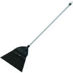 トラスコ中山 JTX 381364)黒シダほうき 短柄 N126J (ご注文単位1本)【直送品】