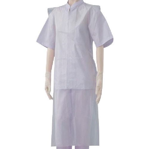 トラスコ中山 シンガー 袖なしエプロン(50枚入) ピンク（ご注文単位1箱）【直送品】