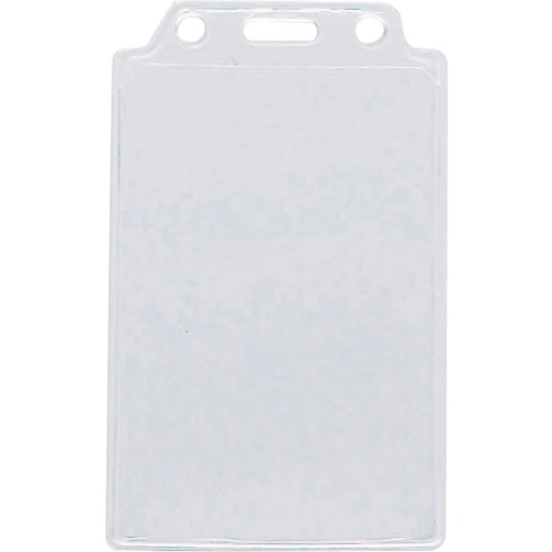 トラスコ中山 西敬 名札ケース名刺サイズ縦型10枚入（ご注文単位1組）【直送品】