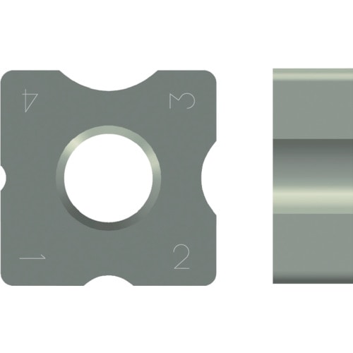 トラスコ中山 富士元 R面取り用チップ サーメット 1・2・3・4R NK2001(ご注文単位12個)【直送品】