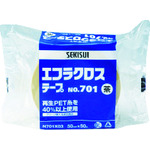 トラスコ中山 積水 エコラクロステープNo.701 50×50 白(ご注文単位1巻)【直送品】