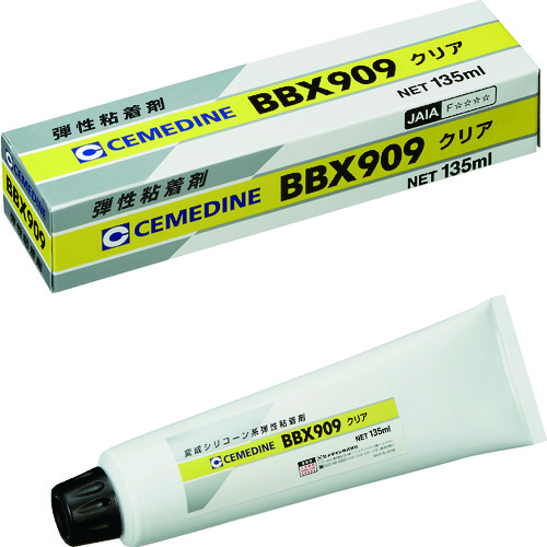 トラスコ中山 セメダイン BBX909 クリア 135ml (弾性粘着剤) NA-006(ご注文単位1本)【直送品】