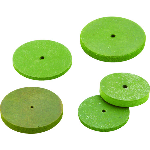 トラスコ中山 ミニモ 研磨ゴム砥石ホイール WA ソフト #120 φ18X1.5 10個入 499-7506(ご注文単位1パック)【直送品】