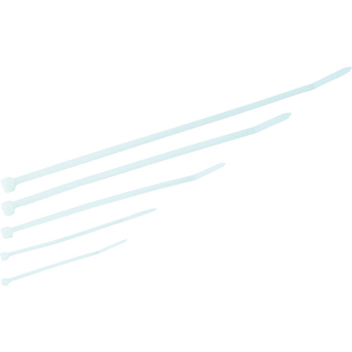 トラスコ中山 3M ナイロン結束バンド 屋内用 幅2.4X長さ80mm 100本入り(ご注文単位1袋)【直送品】