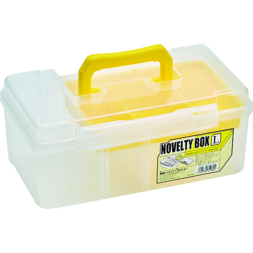 トラスコ中山 メイホー ノベルティボックス L イエロー(ご注文単位1個)【直送品】